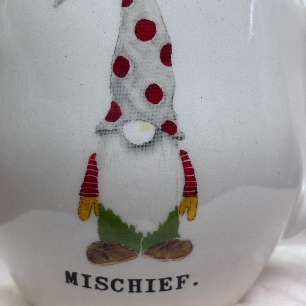 Rae Dunn “Mischief” Ceramic Gnome Mug - Picture 8 of 8